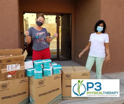 PPE donation for school nurses 
